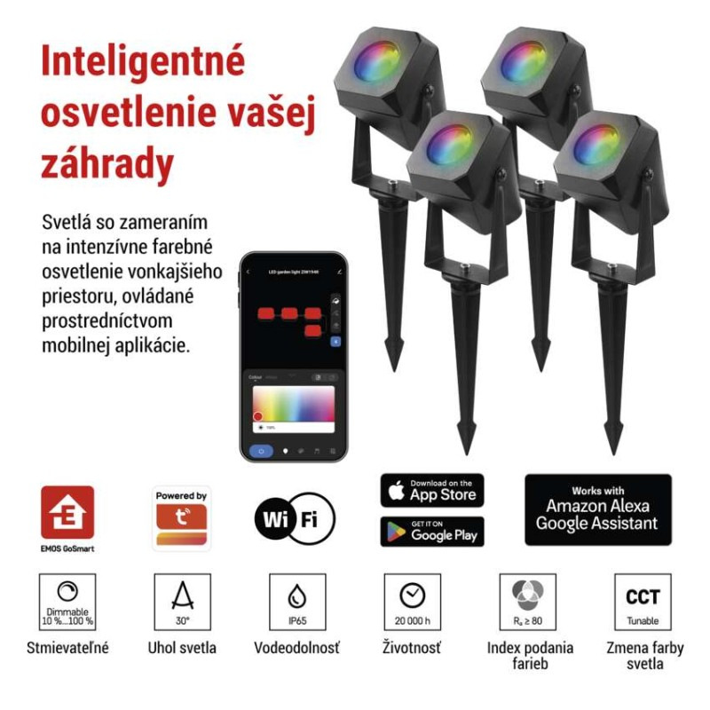 GOSMART ZAHRADNÍ BODOVÉ SVĚTLO START SAD 1