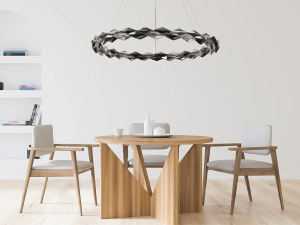 LED závesné svietidlo na lanku + diaľkový ovládač 55W - J6328/CH 8