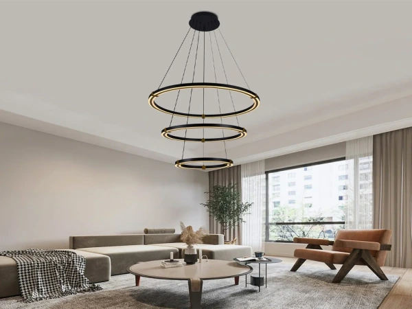 LED visiace svietidlo na lanku + diaľkový ovládač 235W - J4343/B 8