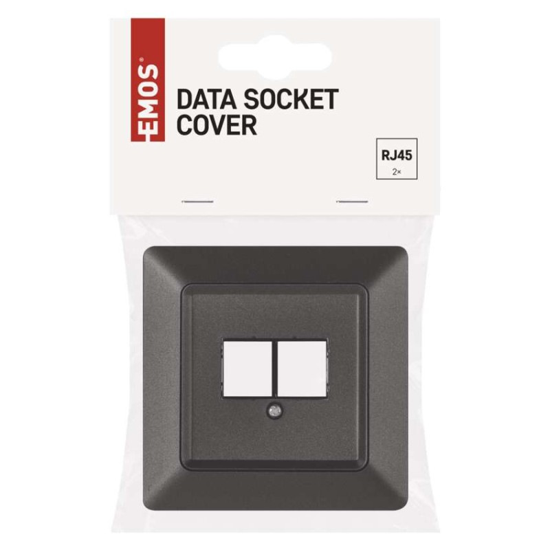 KRYT DATOVÉ ZÁSUVKY 2×RJ45 ANT. 3