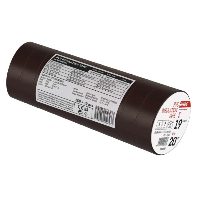 PÁSKA PVC 19/20 HNĚDÁ 2