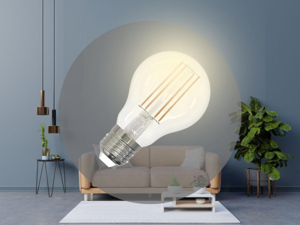 LED žiarovka / filament 7,5W - A60 / E27 / 3000K - ZLF512D 3