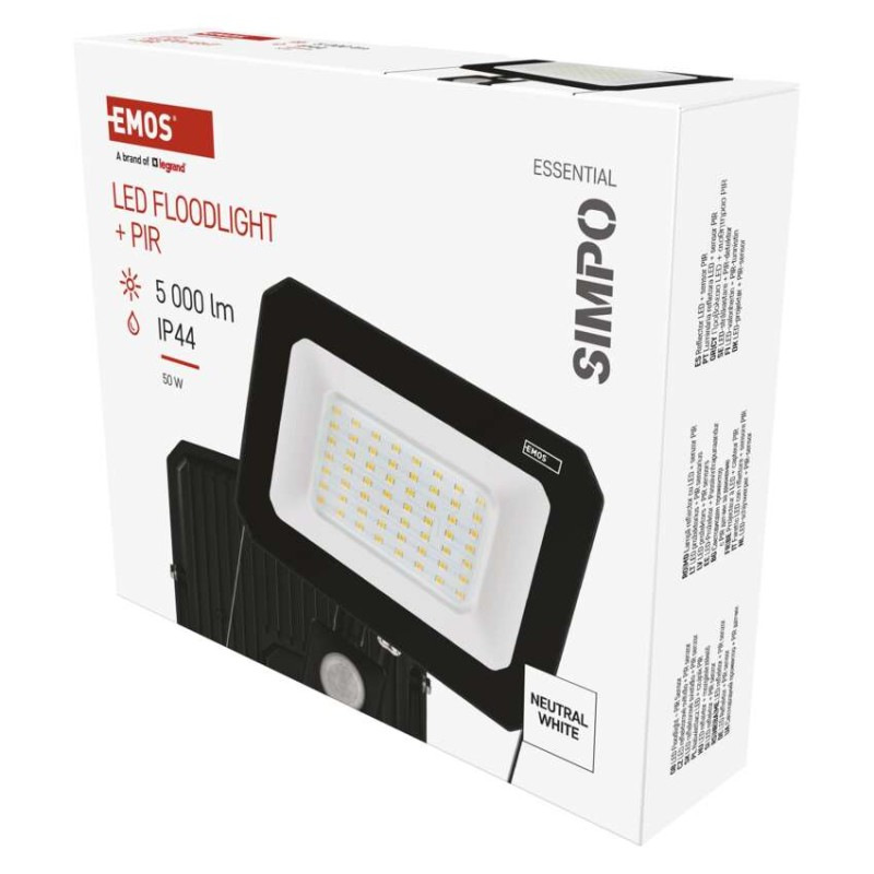 LED REFLEKTOR SIMPO 50W 5000LM IP44 NW P
