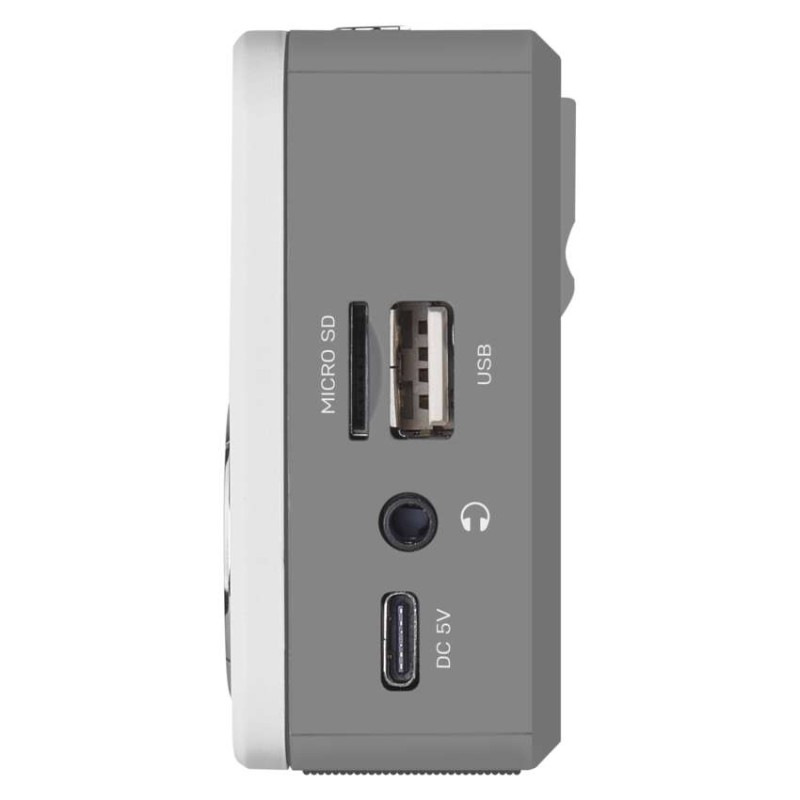 Rádio EM-213 USB biele E0086 2