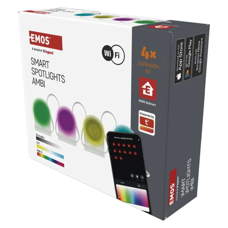 GOSMART STRING DOWNLIGHTS RGBIC+CCT 4PC 5