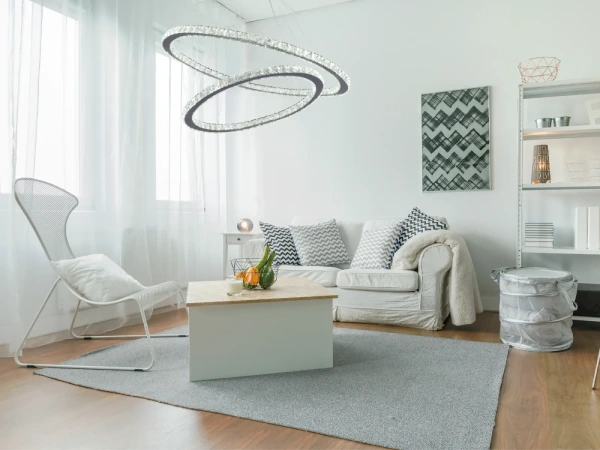 LED luxusné krištáľové svietidlo + diaľkový ovládač 180W - J6354/CH 9