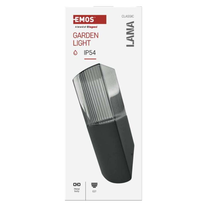 LED ZAHRADNÍ SVÍTIDLO,E27,IP54,MAX 25W,N 11