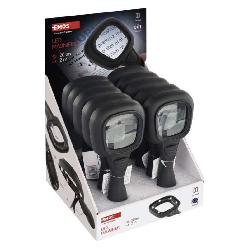 Lupa LED s UV svetlom P4717 2
