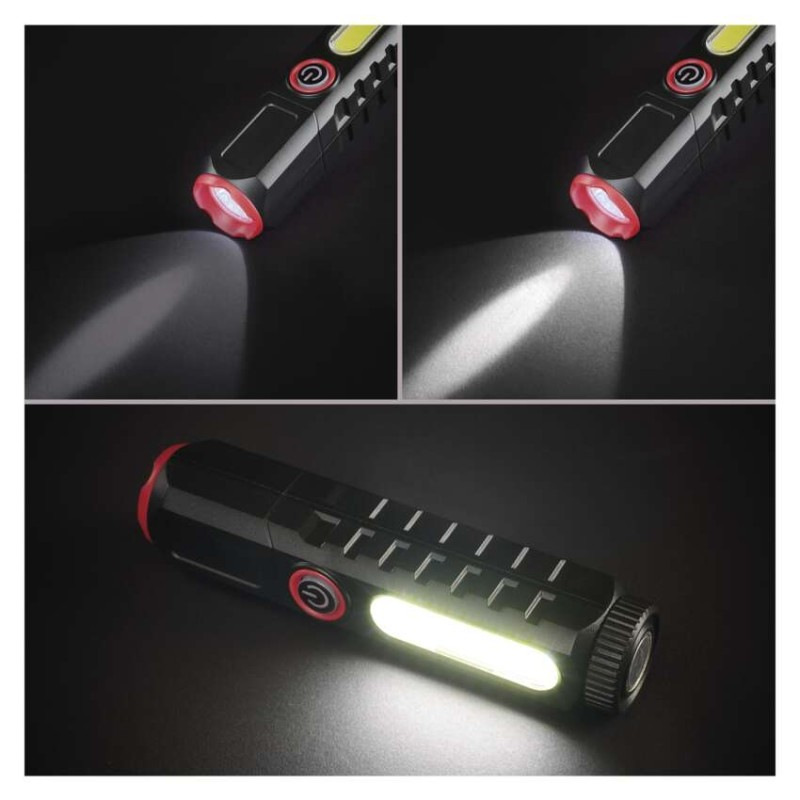 LED+COB LED NABÍJECÍ PLAST. SVÍTILNA 120 10