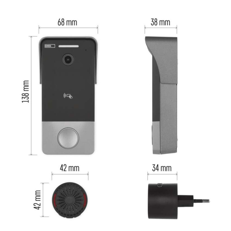 Videozvonček GoSmart IP-20PoE H4033 6