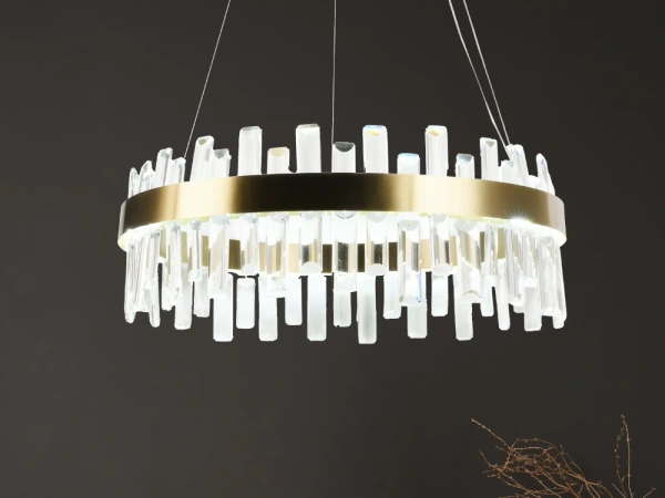 LED krištáľový luster + diaľkový ovládač 80W - J6342/C 2