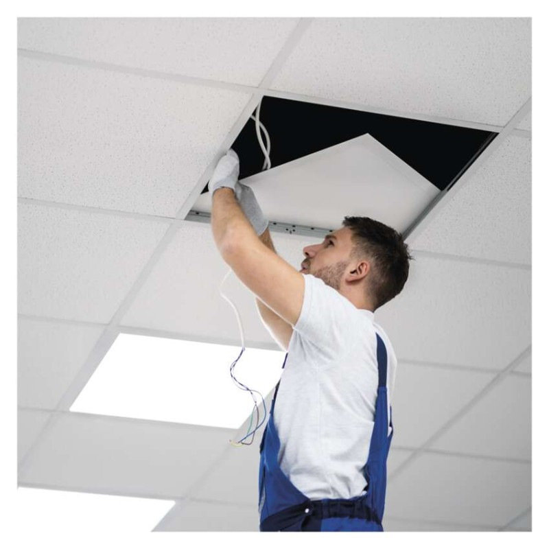 LED Panel 600x600 36W 4000K UGR 4000lm backlit REXXO EMOS 3