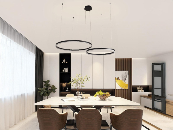 LED závesná lampa s diaľkovým ovládačom 70W - J4381/B 4