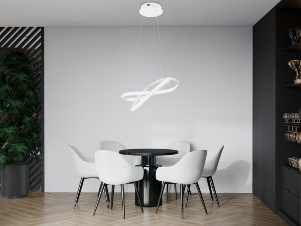 LED závesné svietidlo + diaľkový ovládač 70W - J4303/W 9