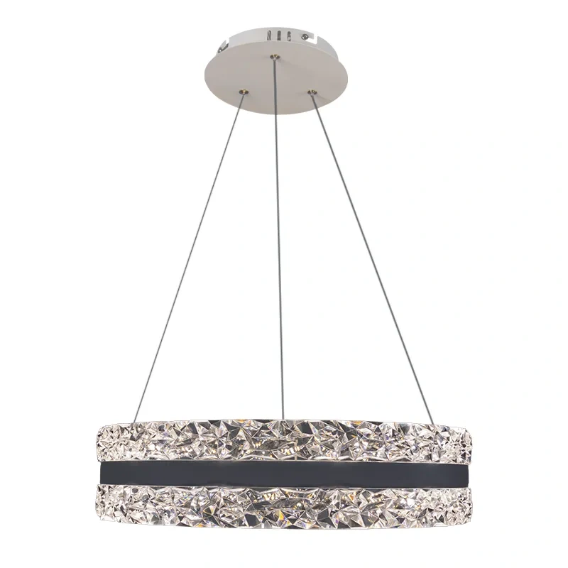 LED luxusné závesné krištáľové svietidlo s diaľkovým ovládačom 80W - TA2303/W 8