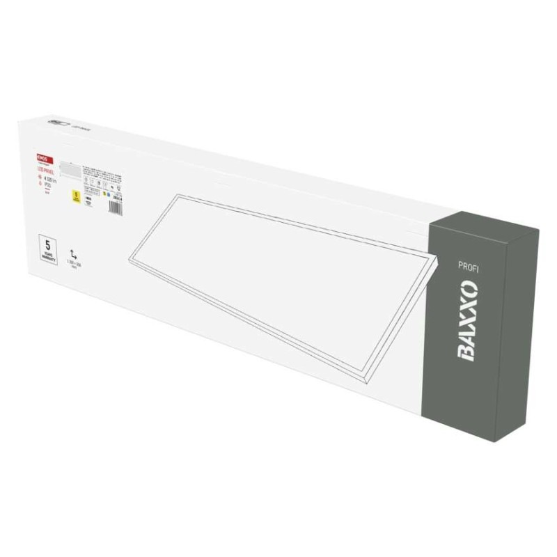 LED PANEL BAXXO P. 30×120 36W 4320LM IP2