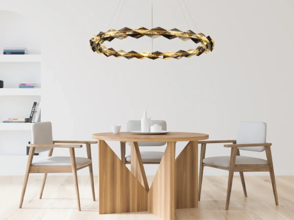 LED závesné svietidlo na lanku + diaľkový ovládač 55W - J6328/CH 2