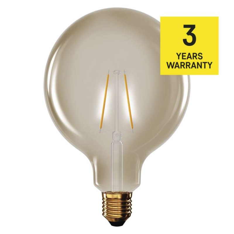 LED VNT G125 4,5W(40W) 420lm E27 WW+ 1