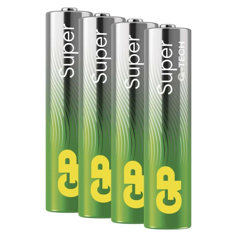 Batéria GP LR03 Suer AAA bal.-4ks alkalická B01114 5