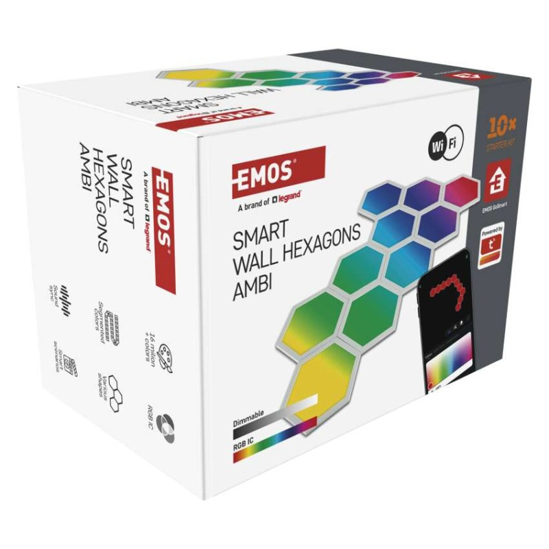 GOSMART WALL HEXAGONS (10pack) 14
