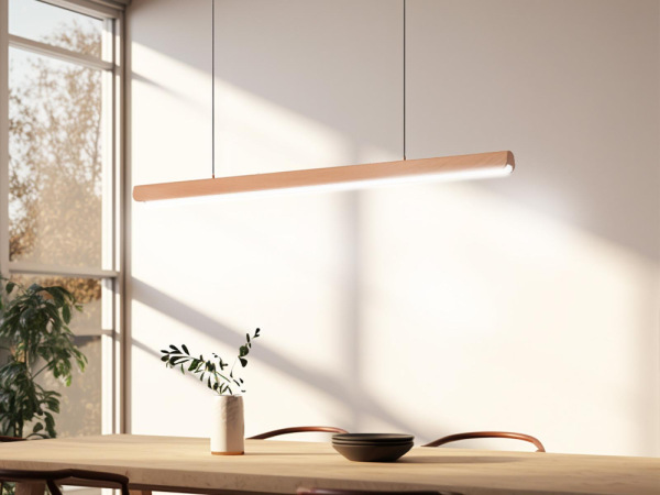 Drevený luster na lanku z masívneho dreva LED 22W / 1200 - WRL0421 6