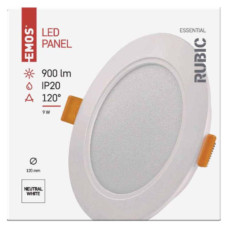 LED SVÍTIDLO RUBIC VES.KR 9W 900LM IP20 6