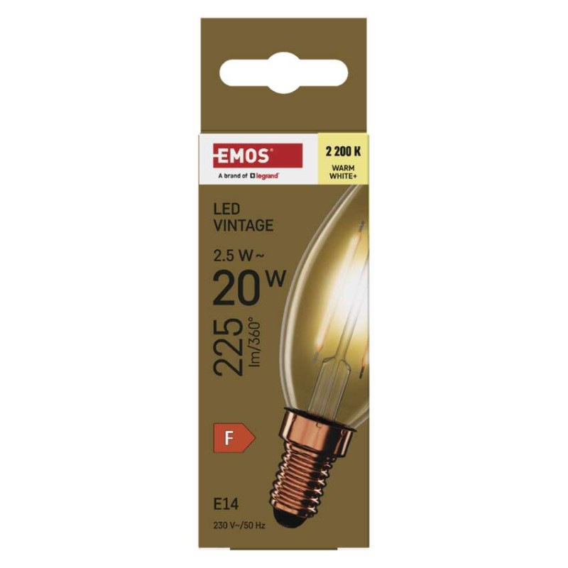 Žiarovka LED VNT CANDLE 2W E14 WW+ Z53012 EMOS 1525711200 8