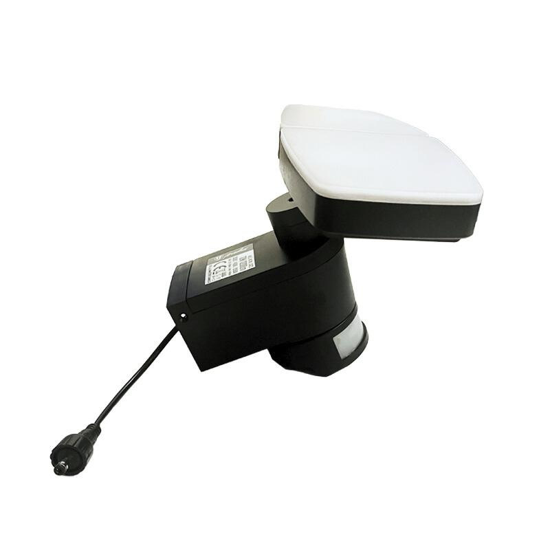 LED čierne vonkajšie solárne svietidlo so senzorom 12W / 3000K - 4100K - 6500K - LS023 3