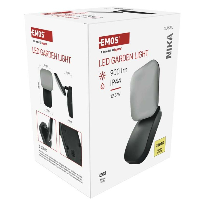 LED ZAHRADNÍ SVÍTIDLO,12,5W,IP44,900LM,N 13