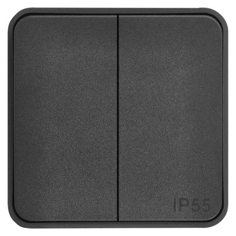 CYKLONE prepínač dvojitý striedavý č. 6+6, IP 55 D730423 3