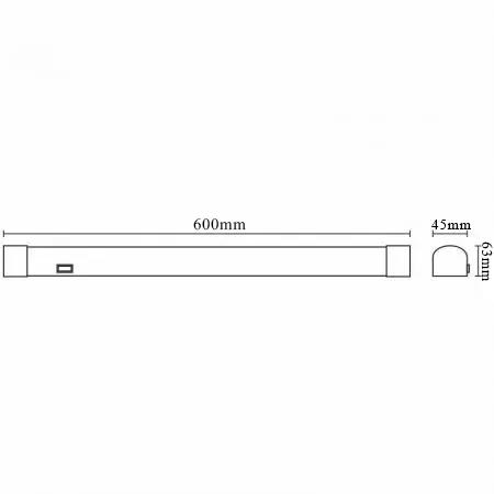 LED podlinkové svietidlo 15W / IP44 / LB11 / 600 / SMD / 4000K / CH - LNL7221/CH 7