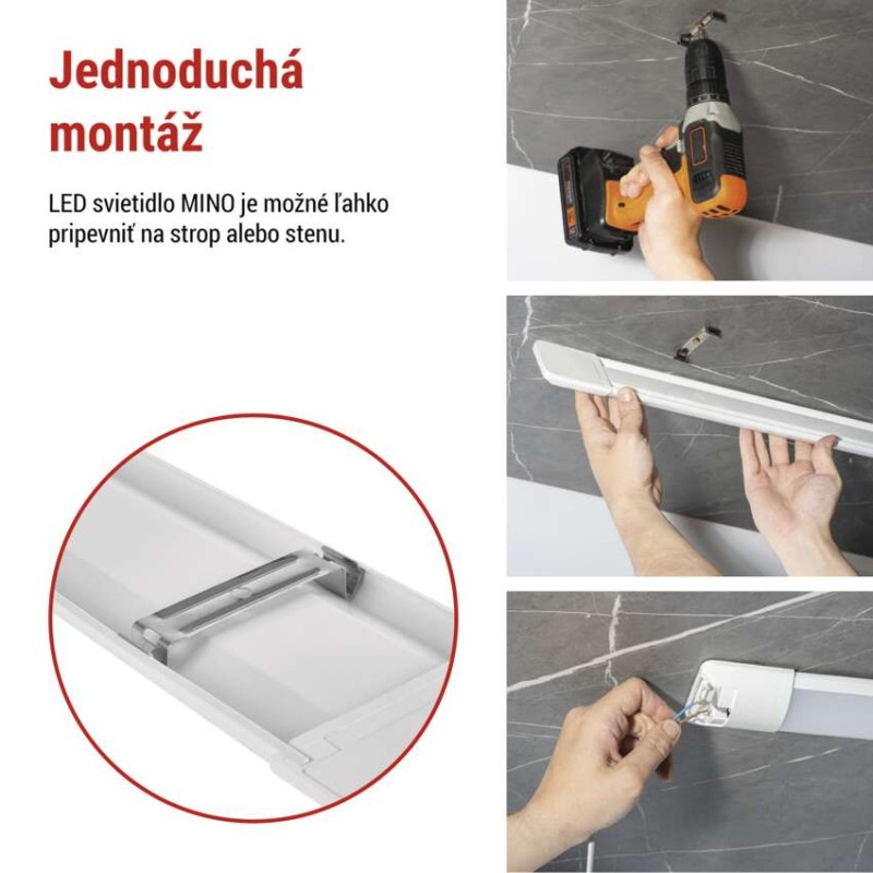 LED LIN. SVÍTIDLO MINO 40W 4400LM IP20 N 2