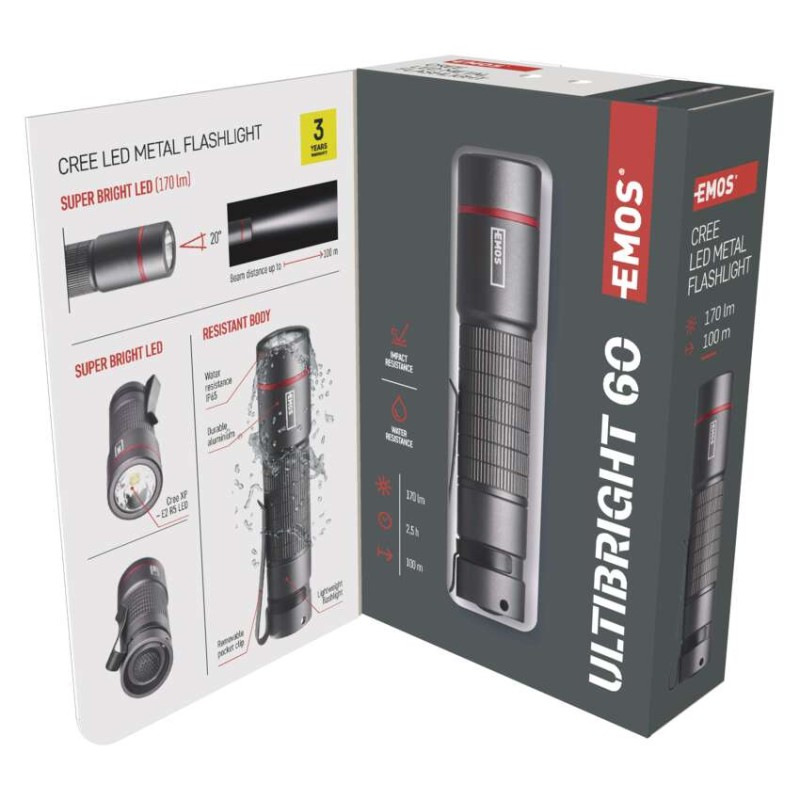 LED SVÍTILNA ULTIBRIGHT 60 170lm 1×AA 11