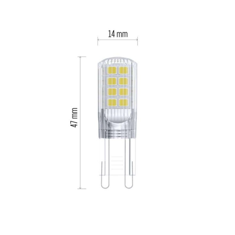 Žiarovka LED CLS JC A++ 2,5W G9 NW 350lm ZQ9536 EMOS