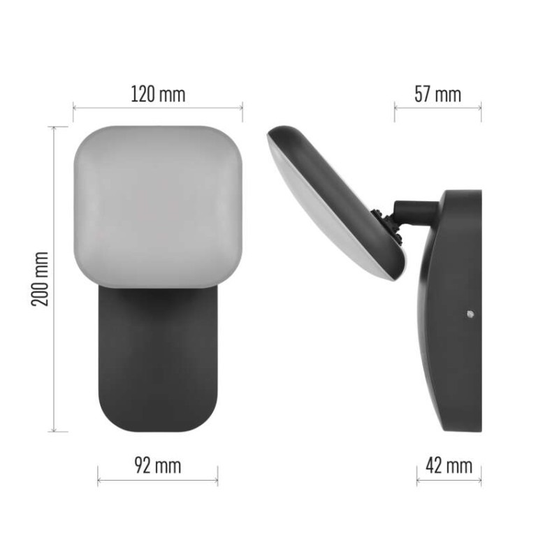 LED ZAHRADNÍ SVÍTIDLO,12,5W,IP44,900LM,N 5