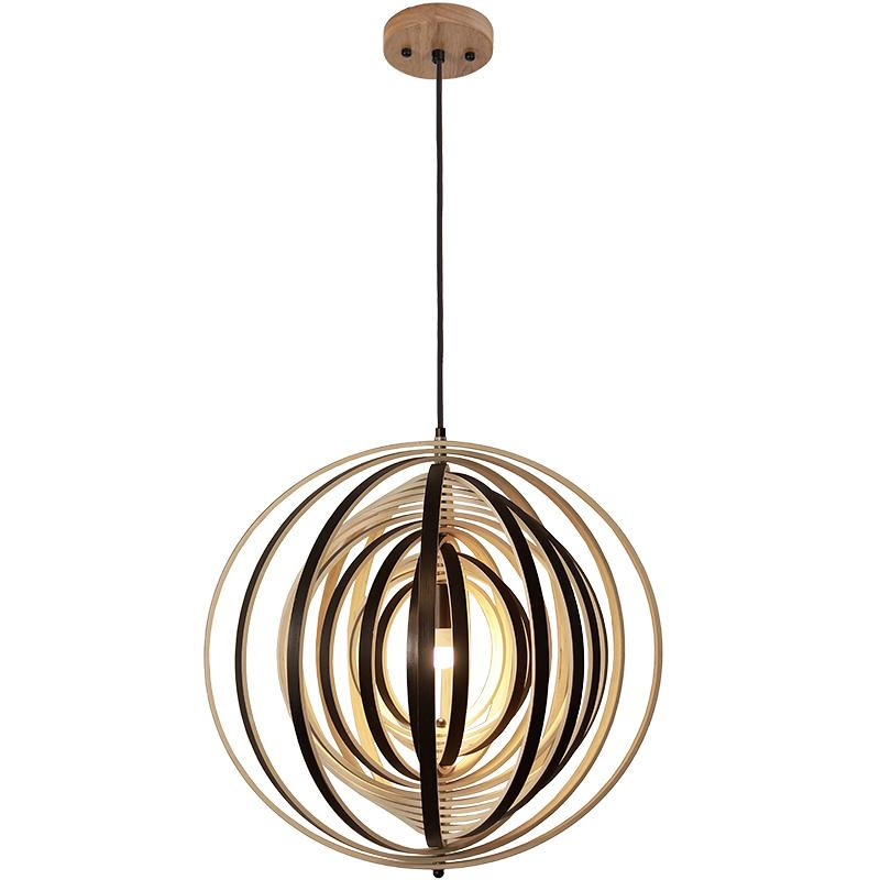 Závesné svietidlo z masívneho dreva E27 / 590 - WRE073 1