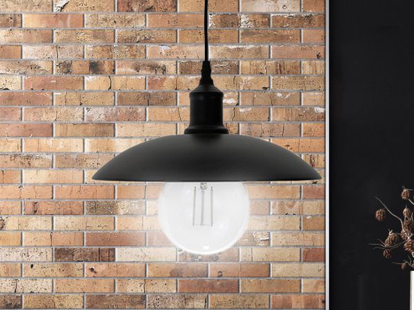 Závesné kovové svietidlo 1 x E27 - ME0002R 3