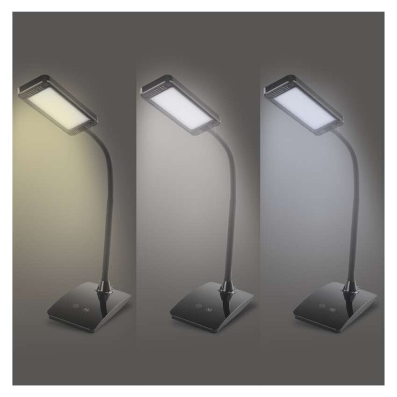 LED STOLNÍ LAMPA EDDY ČERNÁ 13