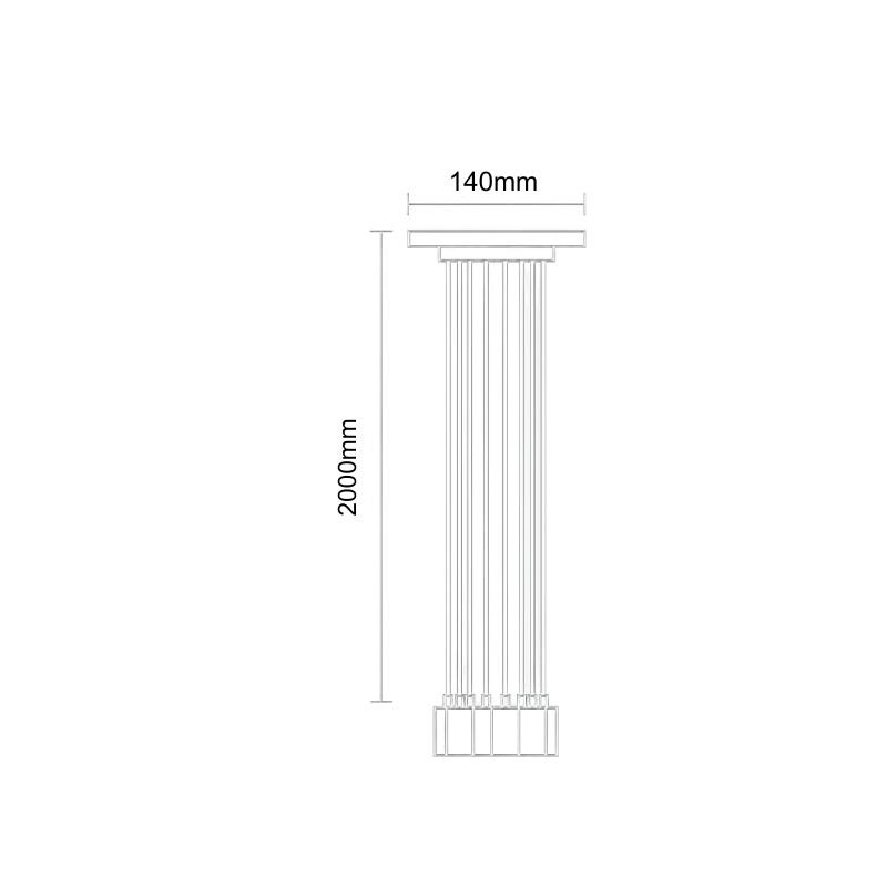 Objímka E27 / 2m / čierna - BH5381 1
