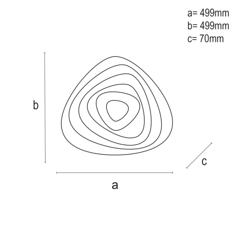 LED stropné svietidlo + diaľkový ovládač 130W - J1318/W 13