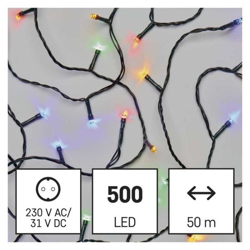 Vánoční řetěz CLAS TIMER 50M MC ZY0816T 1