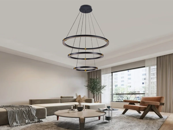 LED visiace svietidlo na lanku + diaľkový ovládač 235W - J4343/B 4