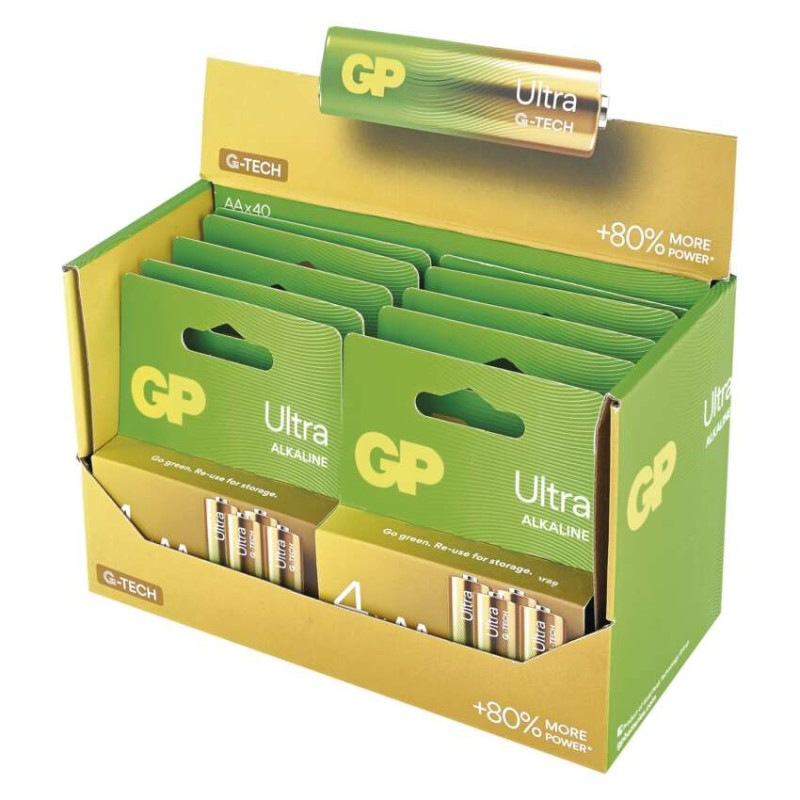 GP alk. bat. ULTRA AA (LR6) 4PP MB 8