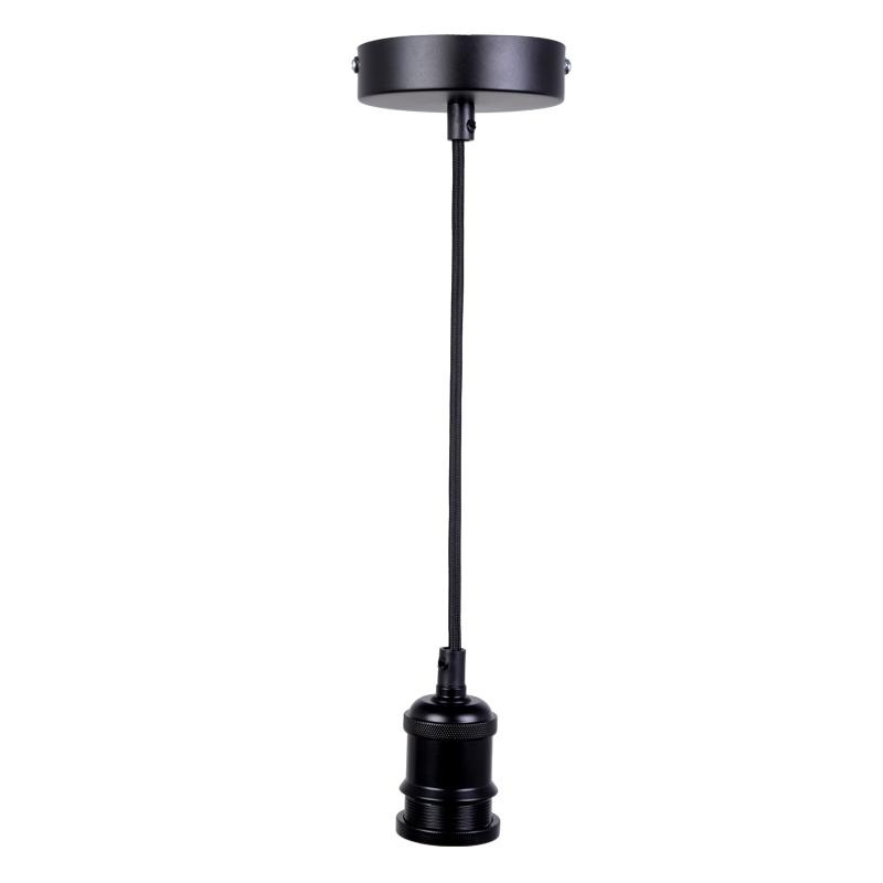 Objímka E27 / 1m / čierna - BH602B 2