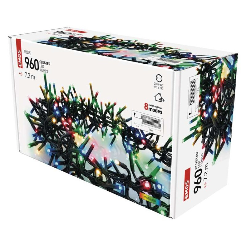 960LED XMAS CLUSTER 7,2M MC