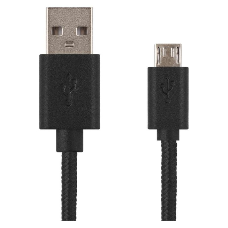USB 2.0 A/M-MICRO B/M 2M ČERNÁ 1
