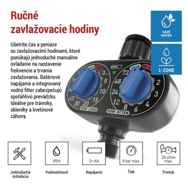 ZAVLAŽOVACÍ HODINY PW56001 1