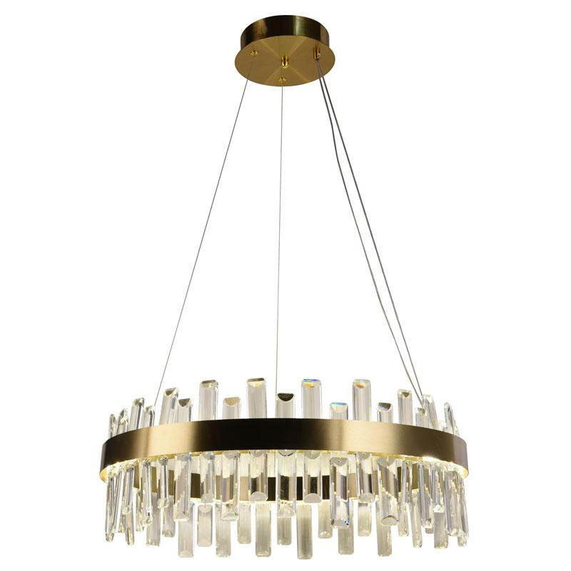 LED krištáľový luster + diaľkový ovládač 80W - J6342/C 10