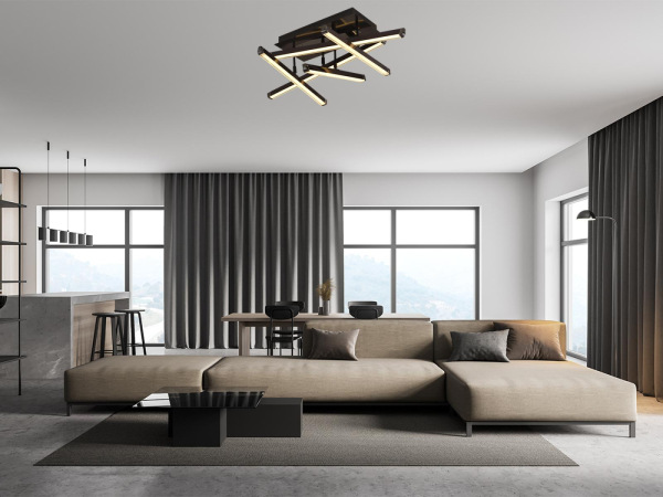 LED stropné svietidlo s diaľkovým ovládačom 60W - J3370/BCH 11