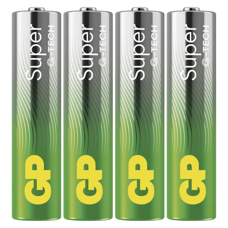 Batéria GP LR03 Suer AAA bal.-4ks alkalická B01114